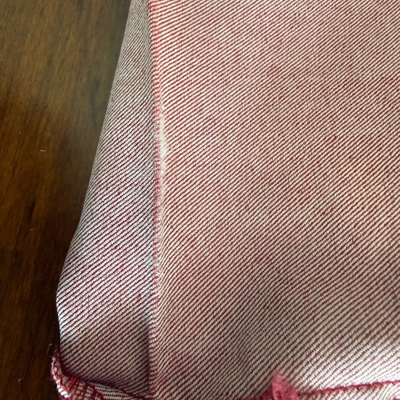 Prana size 8/29 red washed jeans with cuffs barely worn - Picture 9 of 9